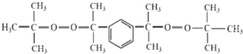 1,3-Di(Tert-butylperoxy Isopropy) Benzene 40% Blend Inorganic Carrier Constitutional formula